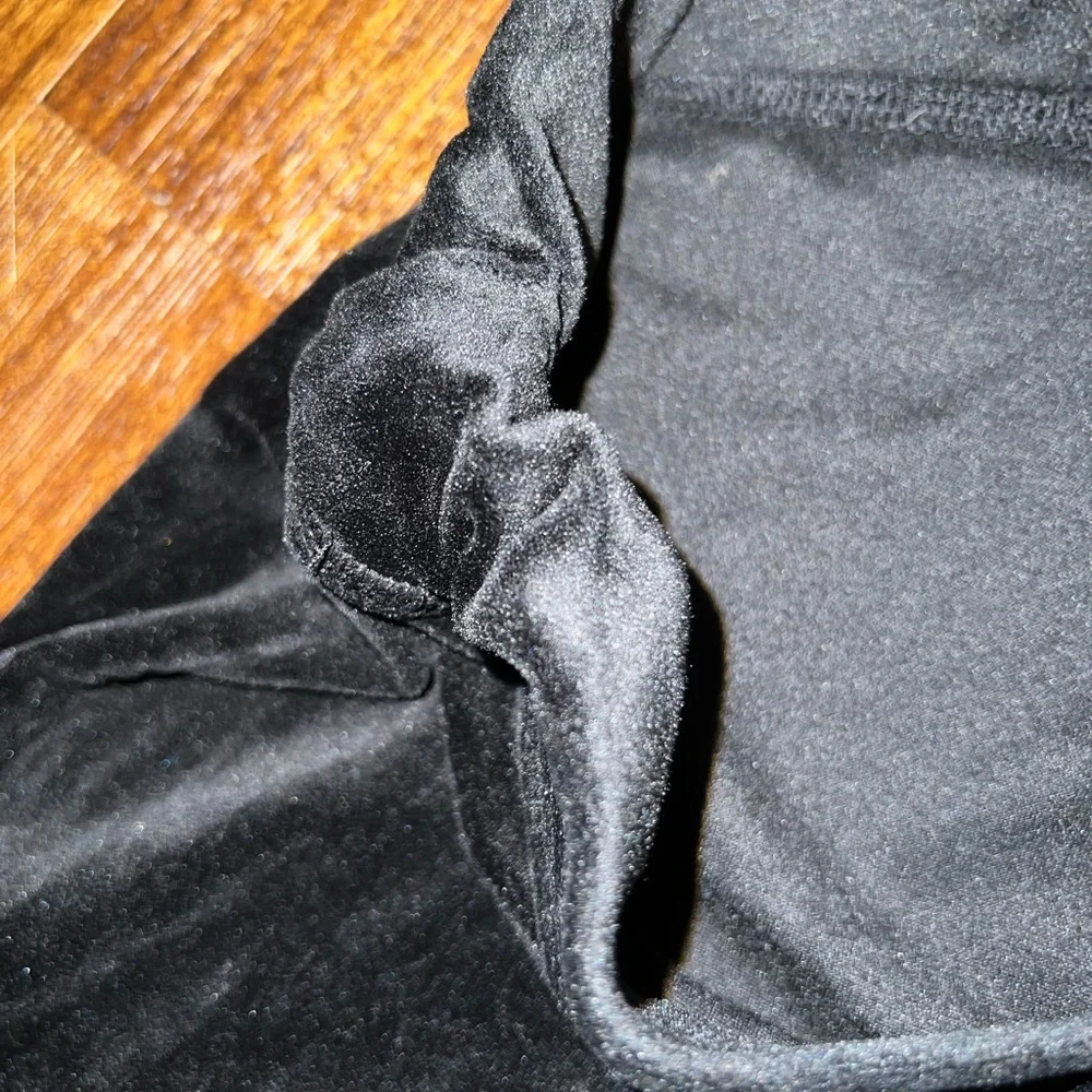 Juicy Couture Black Velour Silver Bling Tracksuit Top-XXL Bottoms- L - Picture 11 of 15